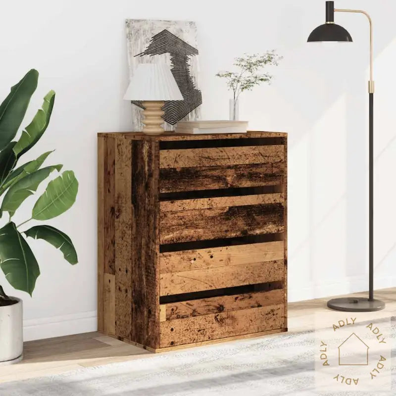 Kommode Gammelt Tre 60X41X76 Cm Konstruert Tre