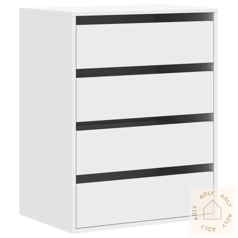 Kommode Hvit 60X41X76 Cm Konstruert Tre