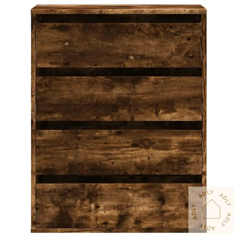 Kommode Røkt Eik 60X41X76 Cm Konstruert Tre
