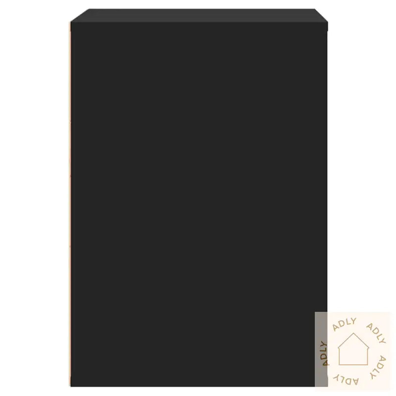 Kommode Svart 60X41X58 Cm Konstruert Tre