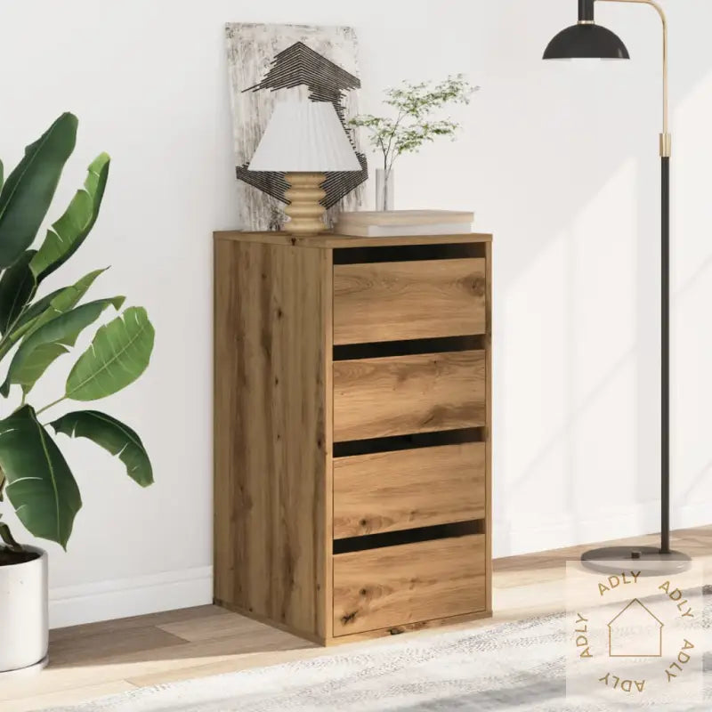 Kommode Artisan Eik 40X41X76 Cm Konstruert Tre