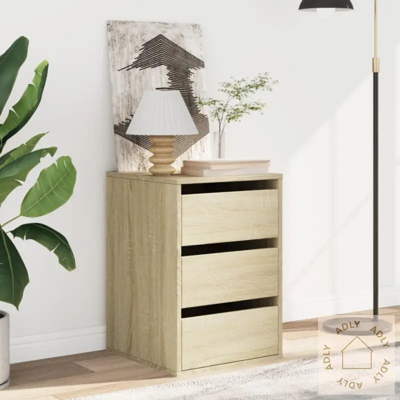 Kommode Sonoma Eik 40X41X58 Cm Konstruert Tre