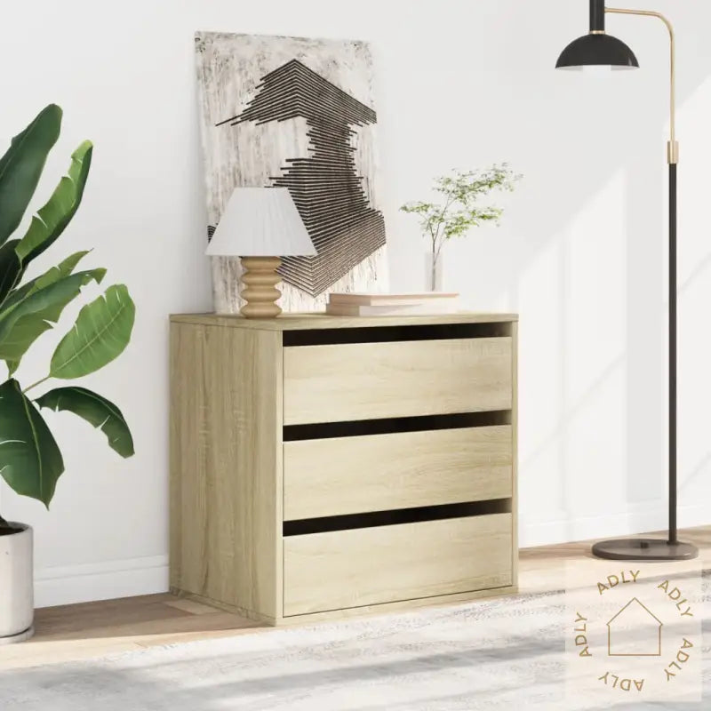 Kommode Sonoma Eik 60X41X58 Cm Konstruert Tre