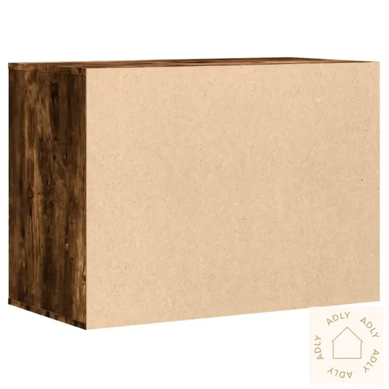Kommode Røkt Eik 80X41X58 Cm Konstruert Tre