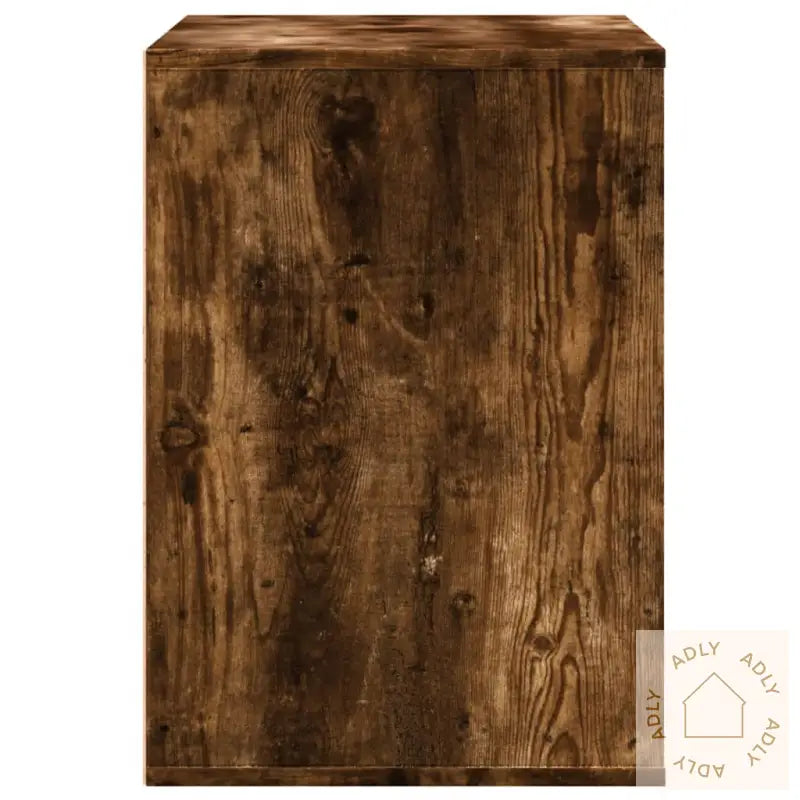 Kommode Røkt Eik 80X41X58 Cm Konstruert Tre