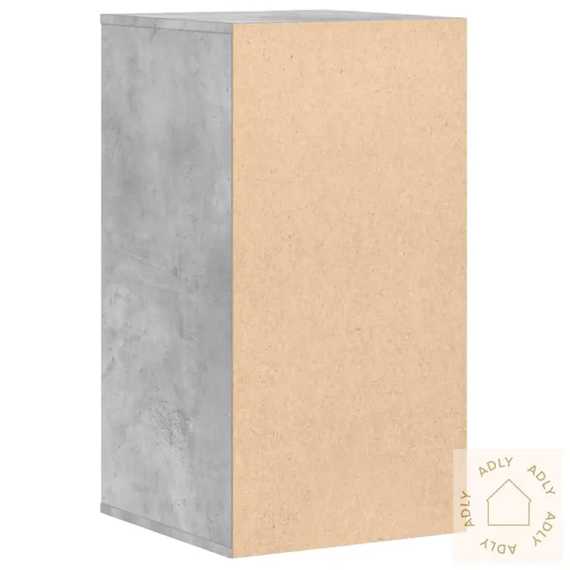 Kommode Betonggrå 40X41X76 Cm Konstruert Tre