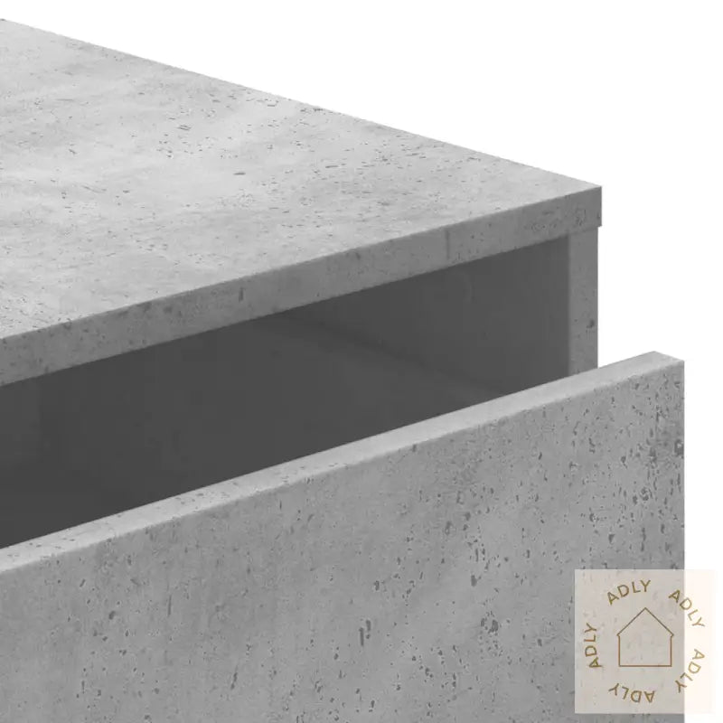 Kommode Betonggrå 40X41X76 Cm Konstruert Tre