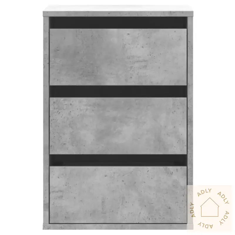 Kommode Betonggrå 40X41X58 Cm Konstruert Tre