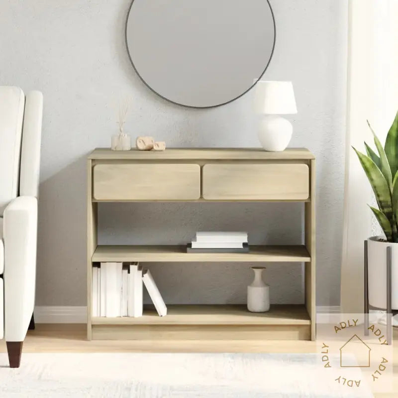 Konsollbord Sauda Eik 89,5X36,5X73 Cm Heltre Furu