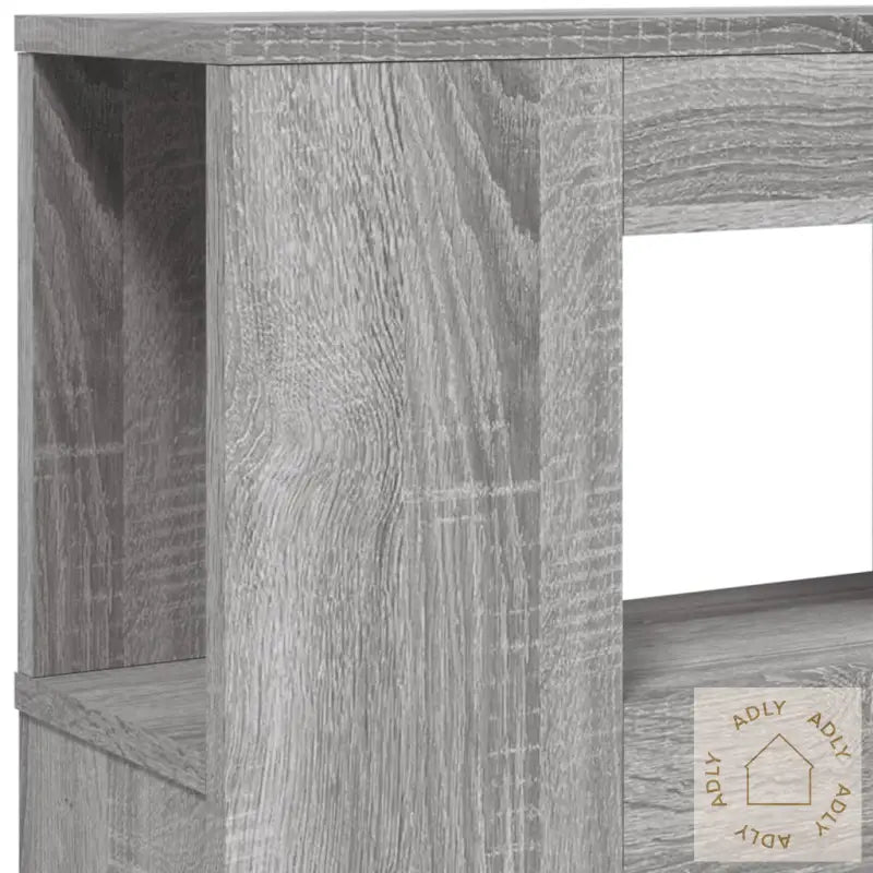 Sengegavl Med Led Grå Sonoma 140X18,5X103,5 Cm Konstruert Tre
