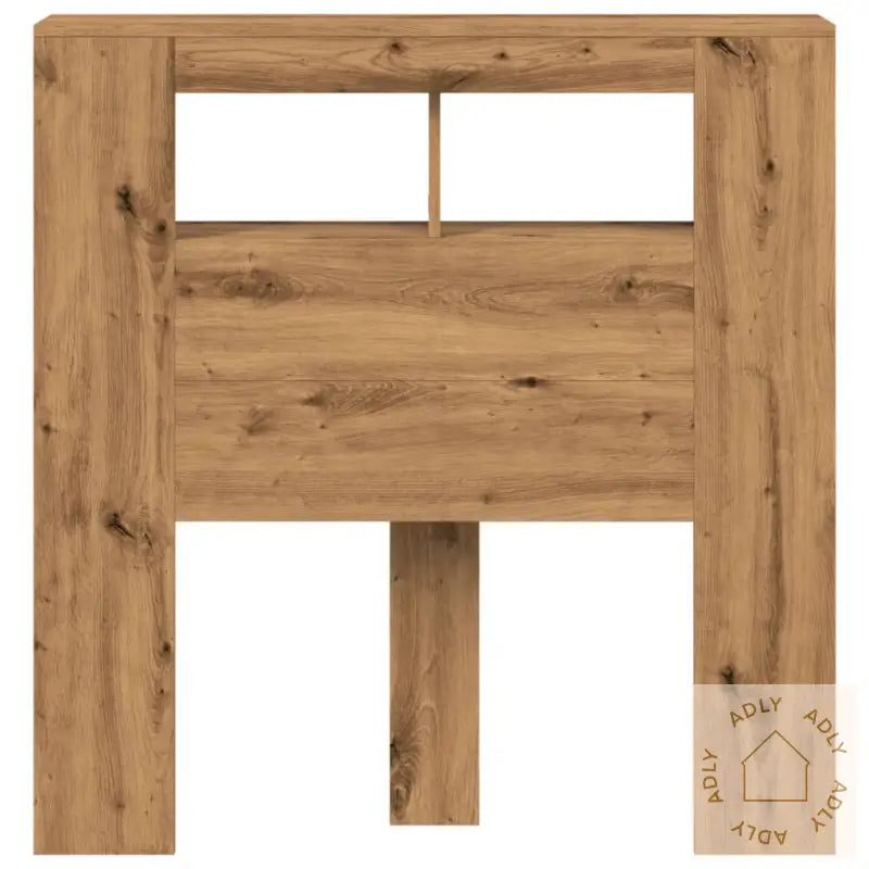 Sengegavl Med Led Artisan Eik 100X18,5X103,5 Cm Konstruert Tre