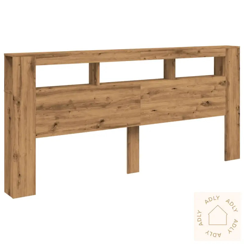 Sengegavl Med Led Artisan Eik 220X18,5X103,5 Cm Konstruert Tre