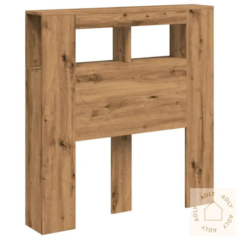 Sengegavl Med Led Artisan Eik 100X18,5X103,5 Cm Konstruert Tre