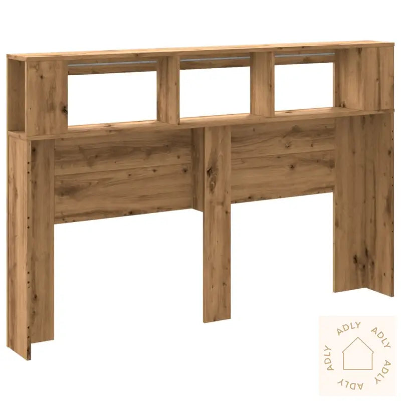 Sengegavl Med Led Artisan Eik 160X18,5X103,5 Cm Konstruert Tre