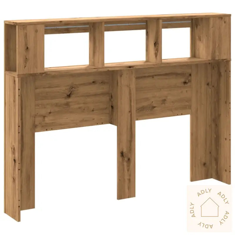 Sengegavl Med Led Artisan Eik 140X18,5X103,5 Cm Konstruert Tre