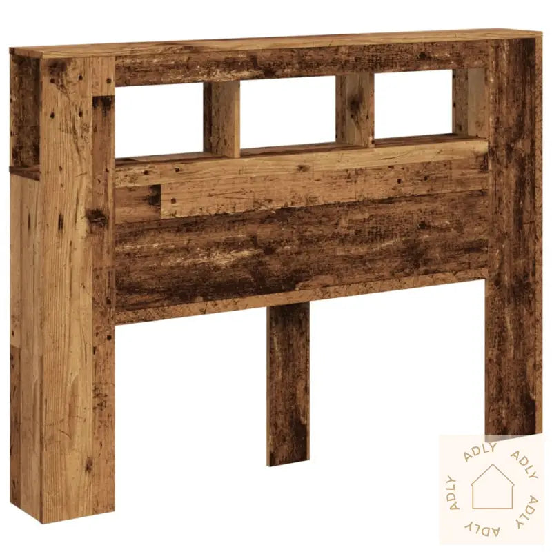 Sengegavl Med Led Gammelt Tre 140X18,5X103,5 Cm Konstruert Tre