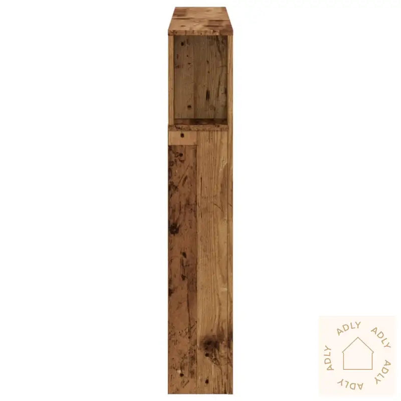 Sengegavl Med Led Gammelt Tre 120X18,5X103,5 Cm Konstruert Tre