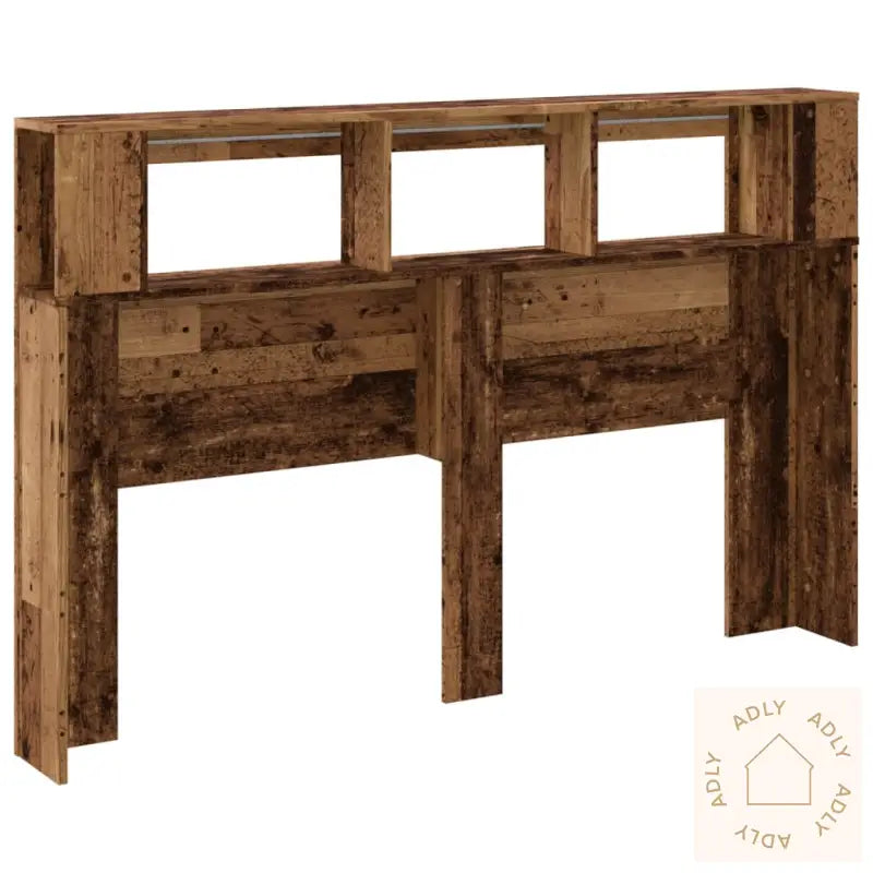 Sengegavl Med Led Gammelt Tre 160X18,5X103,5 Cm Konstruert Tre
