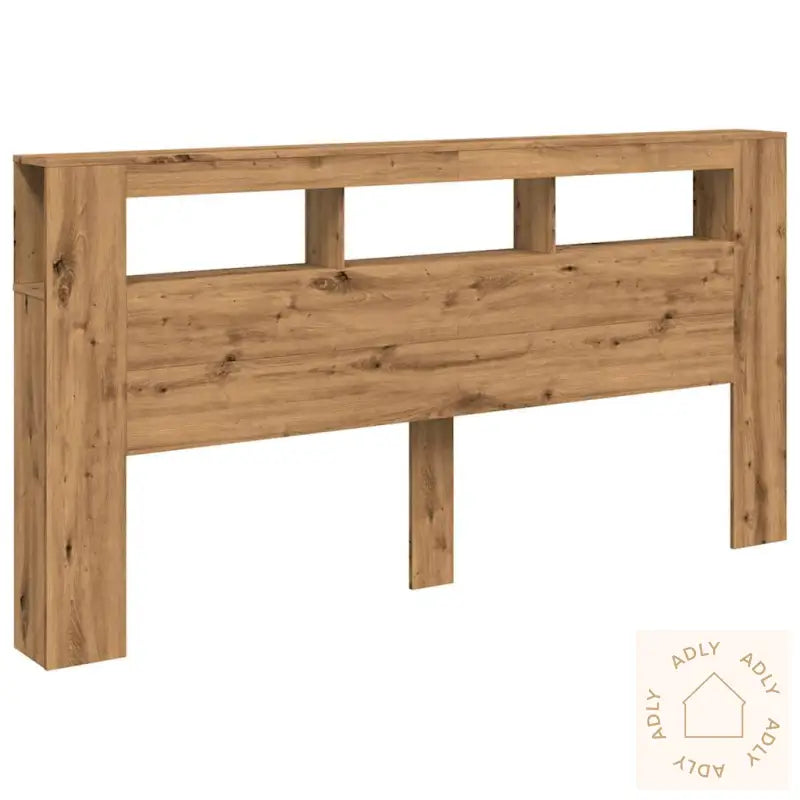 Sengegavl Med Led Artisan Eik 200X18,5X103,5 Cm Konstruert Tre
