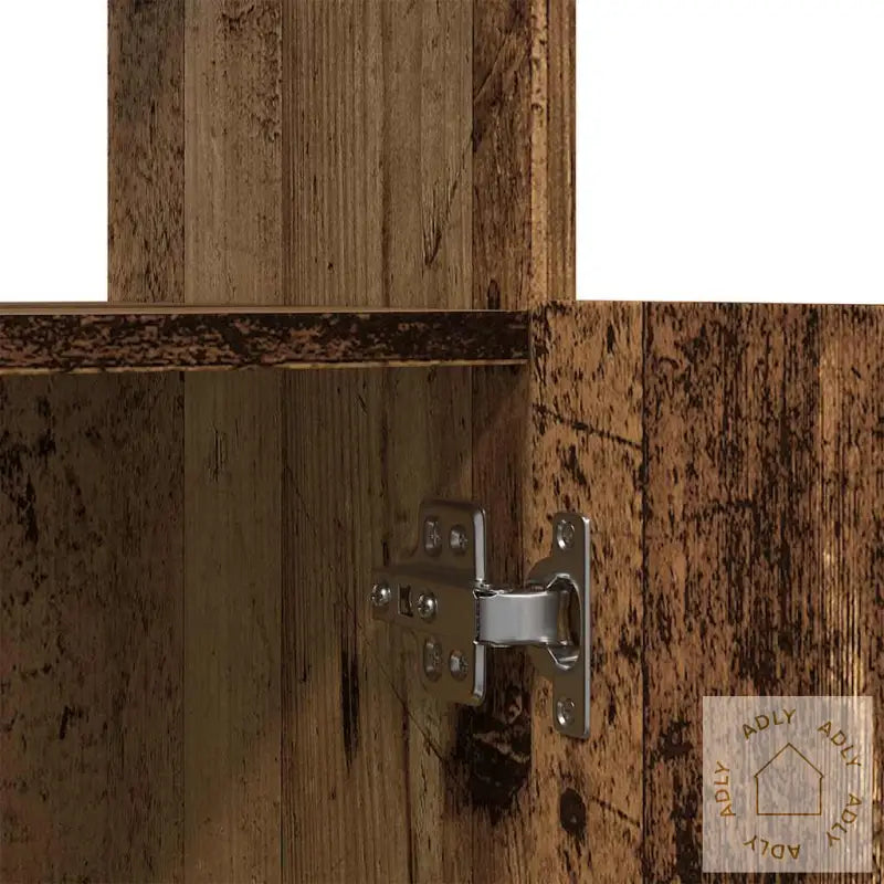 Highboard Gammelt Tre 92X33X180 Cm Konstruert Tre