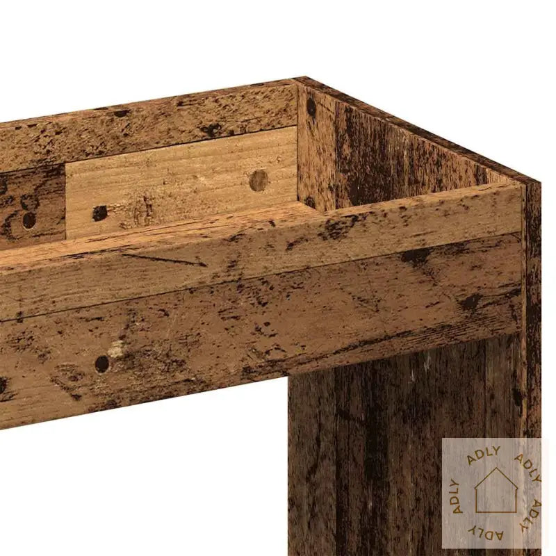 Highboard Gammelt Tre 92X33X180 Cm Konstruert Tre