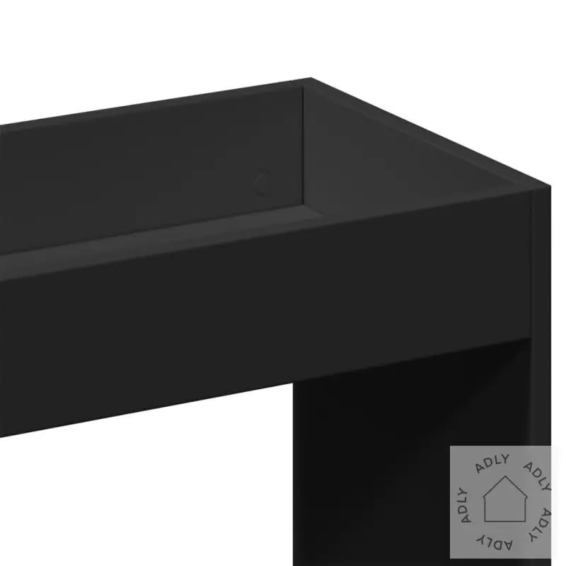 Highboard Svart 92X33X180 Cm Konstruert Tre
