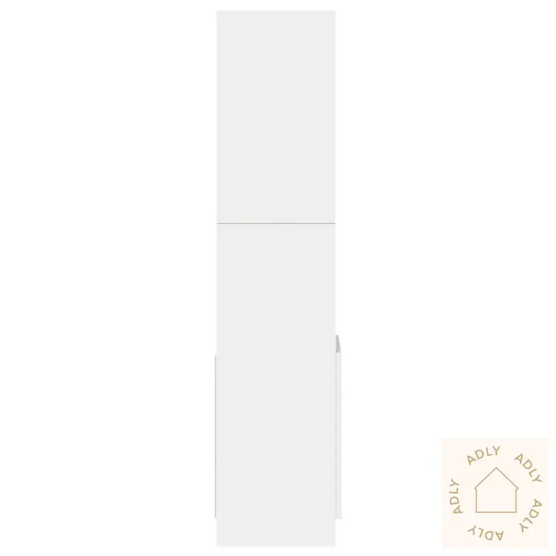 Highboard Hvit 92X33X140 Cm Konstruert Tre