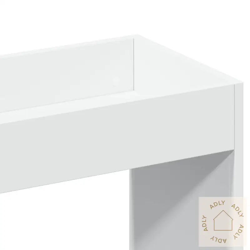 Highboard Hvit 92X33X140 Cm Konstruert Tre