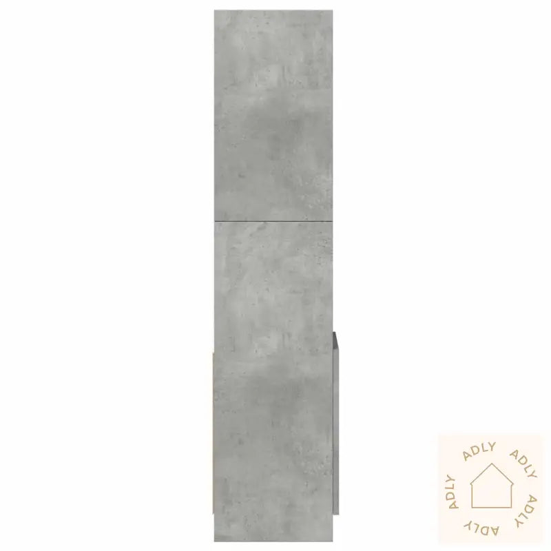 Highboard Betonggrå 92X33X140 Cm Konstruert Tre