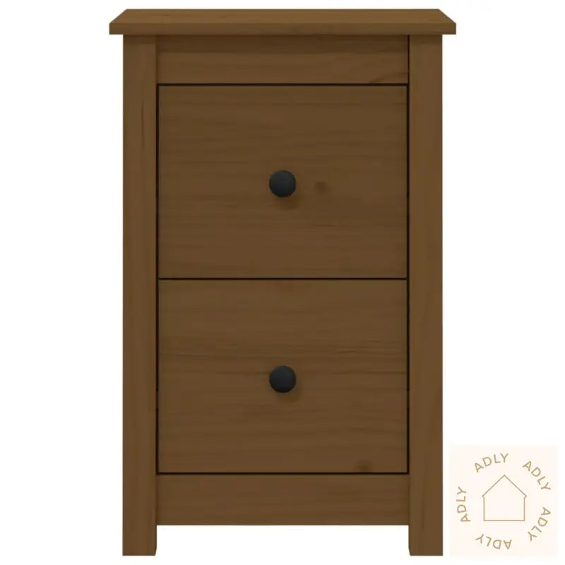 Nattbord Honningbrun 40X35X61,5 Cm Heltre Furu