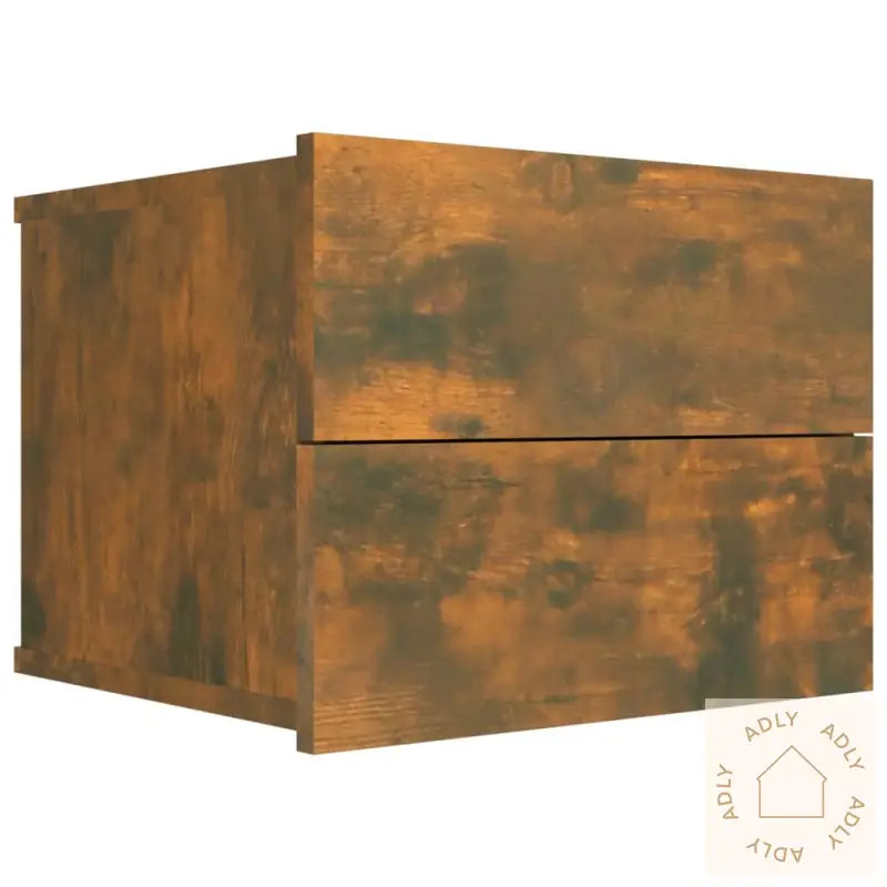 Nattbord Røkt Eik 40X30X30 Cm Konstruert Tre