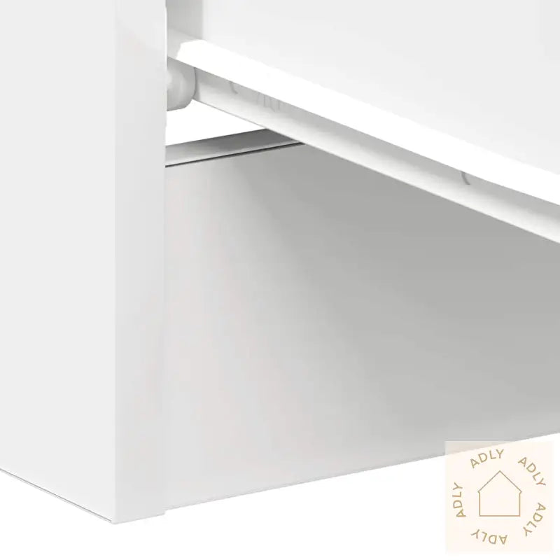 Nattbord 2 Stk Hvit 38X35X56 Cm Konstruert Tre