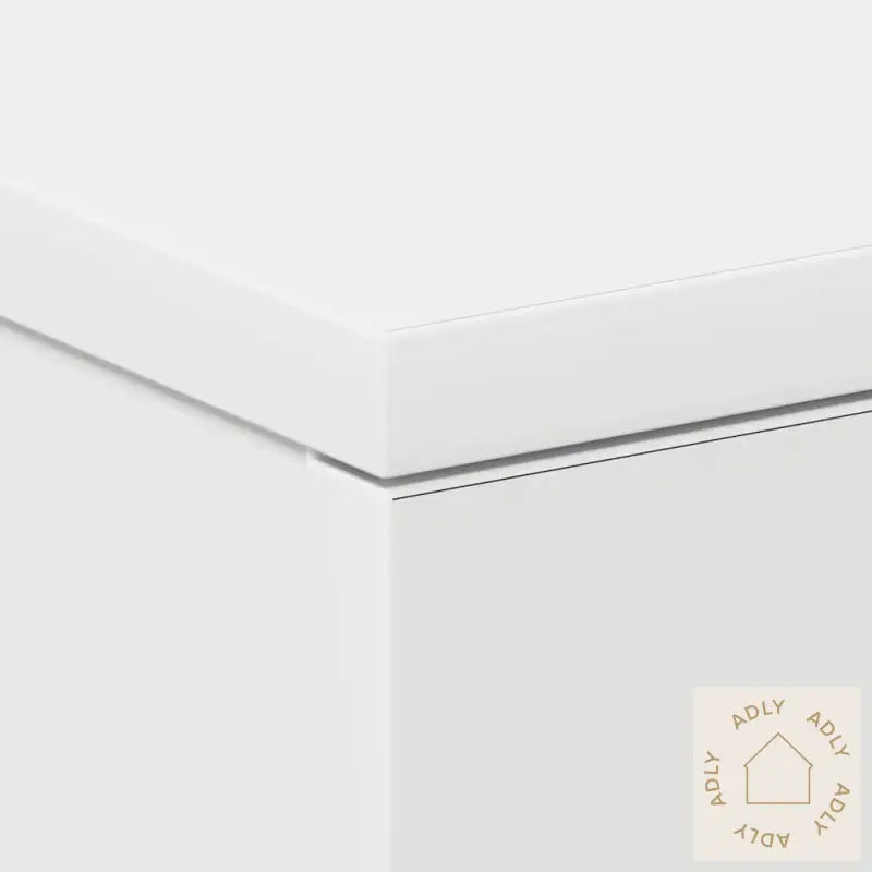Nattbord 2 Stk Hvit 38X35X56 Cm Konstruert Tre