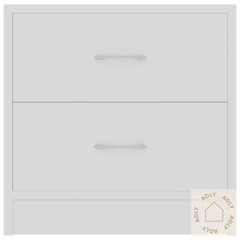 Nattbord 2 Stk Hvit 40X30X40 Cm Konstruert Tre