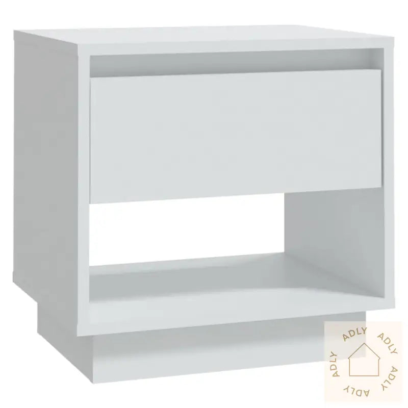 Nattbord 2 Stk Hvit 45X34X44 Cm Konstruert Tre