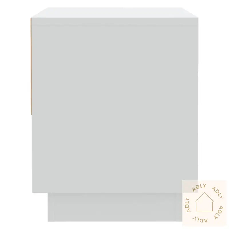 Nattbord 2 Stk Hvit 45X34X44 Cm Konstruert Tre