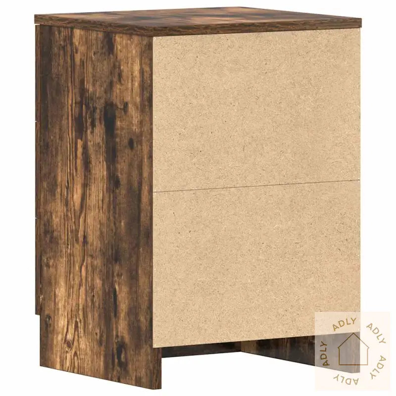 Nattbord Røkt Eik 38X35X56 Cm Konstruert Tre