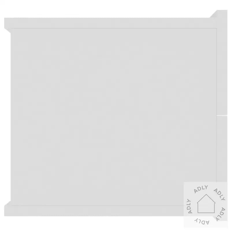 Nattbord Hvit 40X30X30 Cm Konstruert Tre