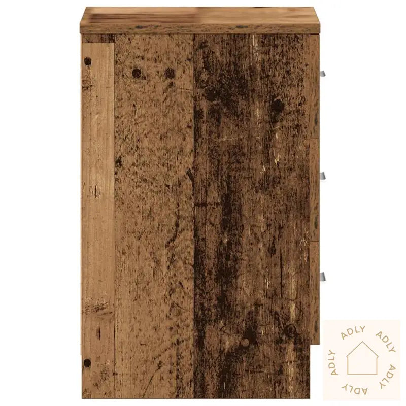 Nattbord Gammelt Tre 38X35X55 Cm Konstruert Tre