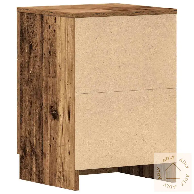Nattbord Gammelt Tre 38X35X55 Cm Konstruert Tre
