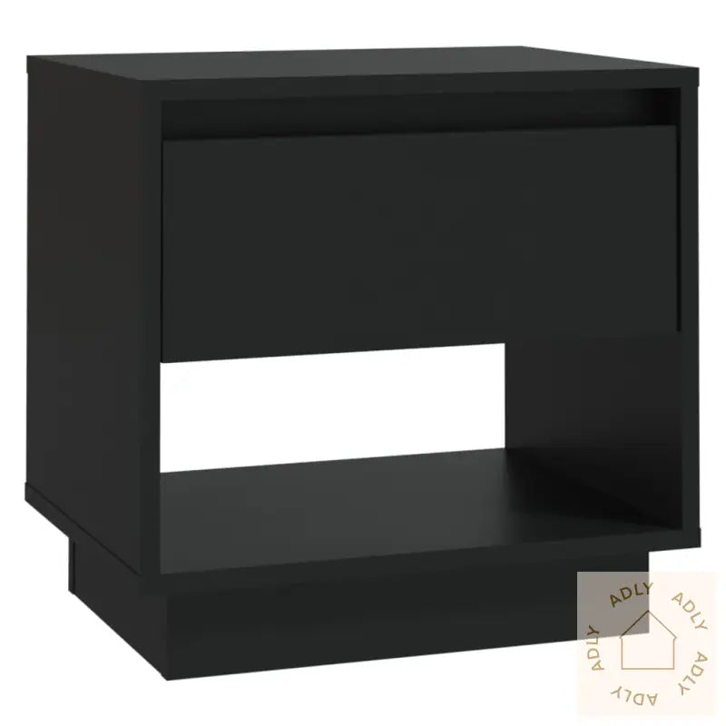 Nattbord Svart 45X34X44 Cm Konstruert Tre