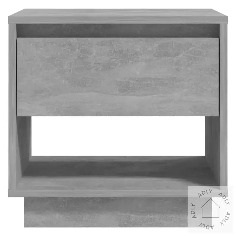 Nattbord Betonggrå 45X34X44 Cm Konstruert Tre