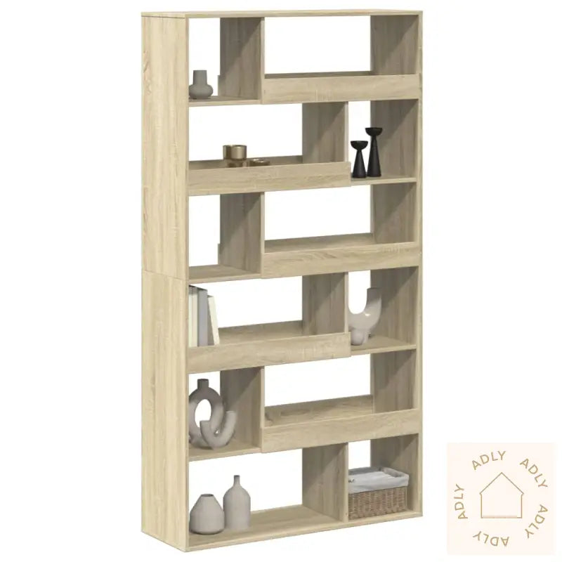 Romdeler Sonoma Eik 100X33X187,5 Cm Konstruert Tre