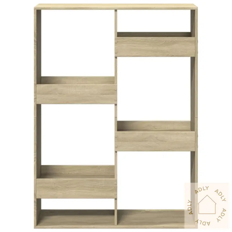 Romdeler Sonoma Eik 100X33X135 Cm Konstruert Tre