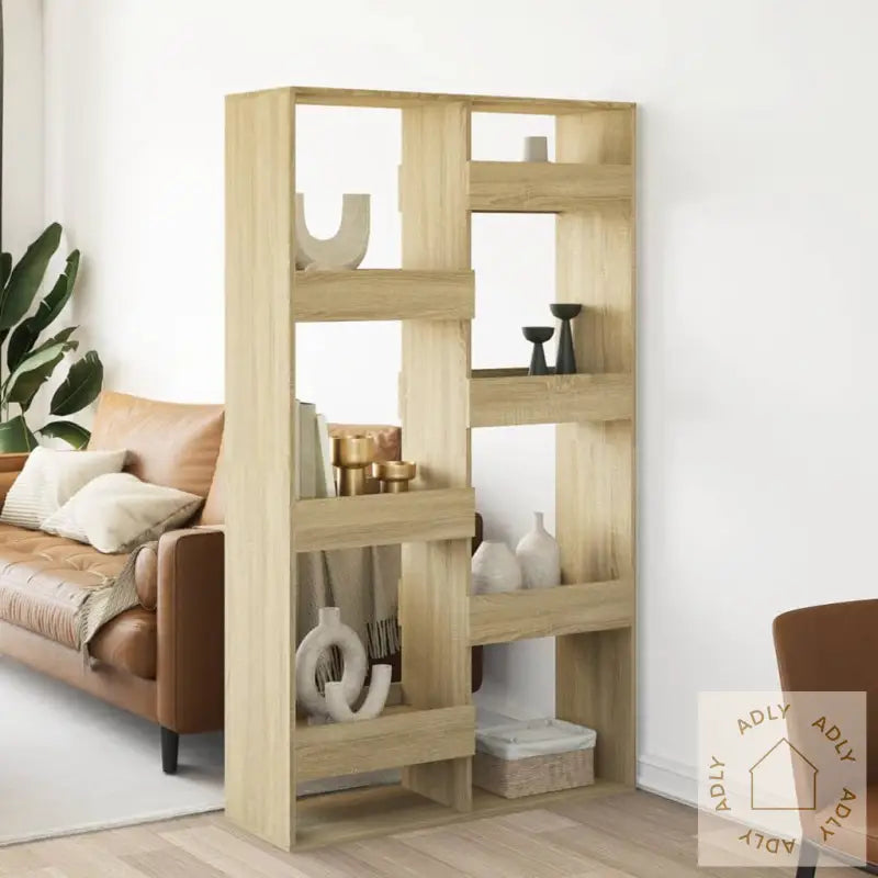 Romdeler Sonoma Eik 100X33X175 Cm Konstruert Tre