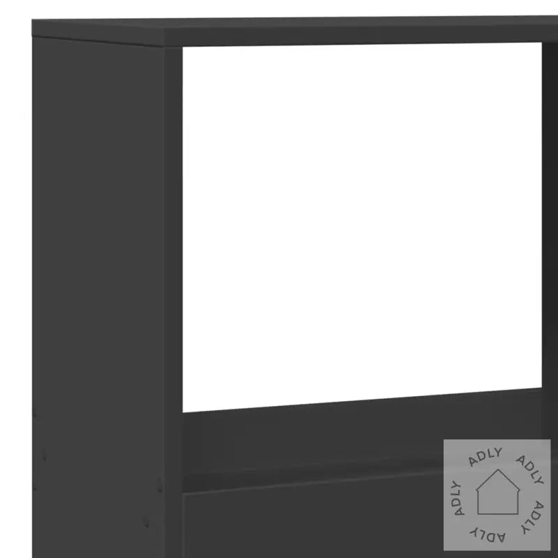 Romdeler Svart 100X33X175 Cm Konstruert Tre