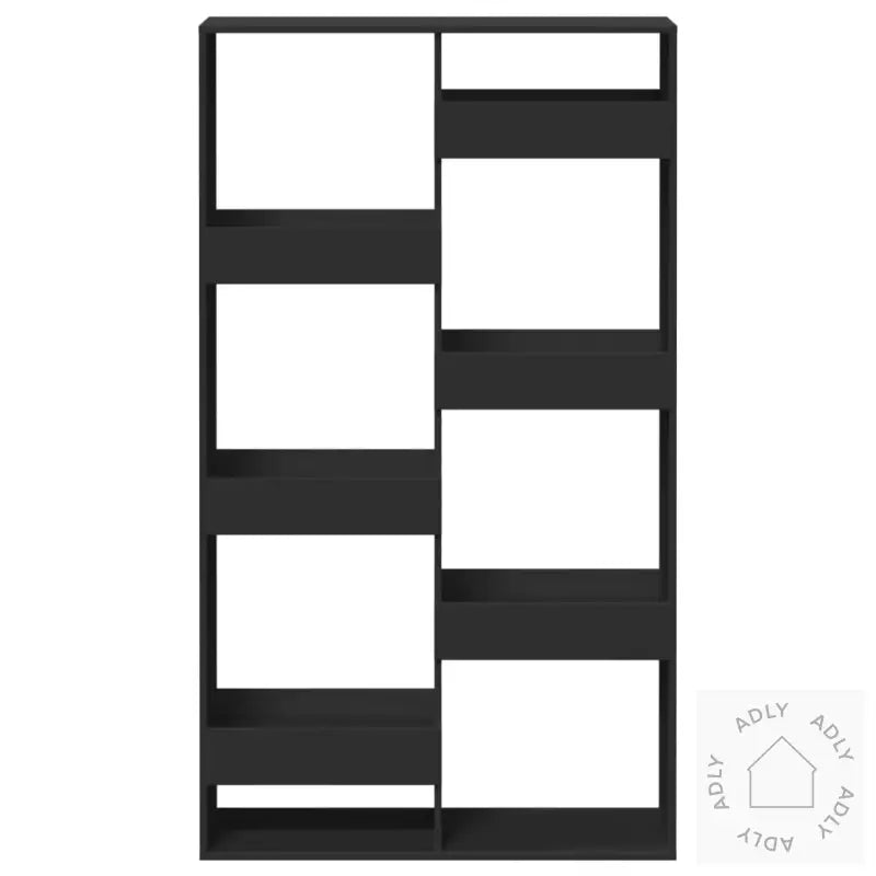 Romdeler Svart 100X33X175 Cm Konstruert Tre