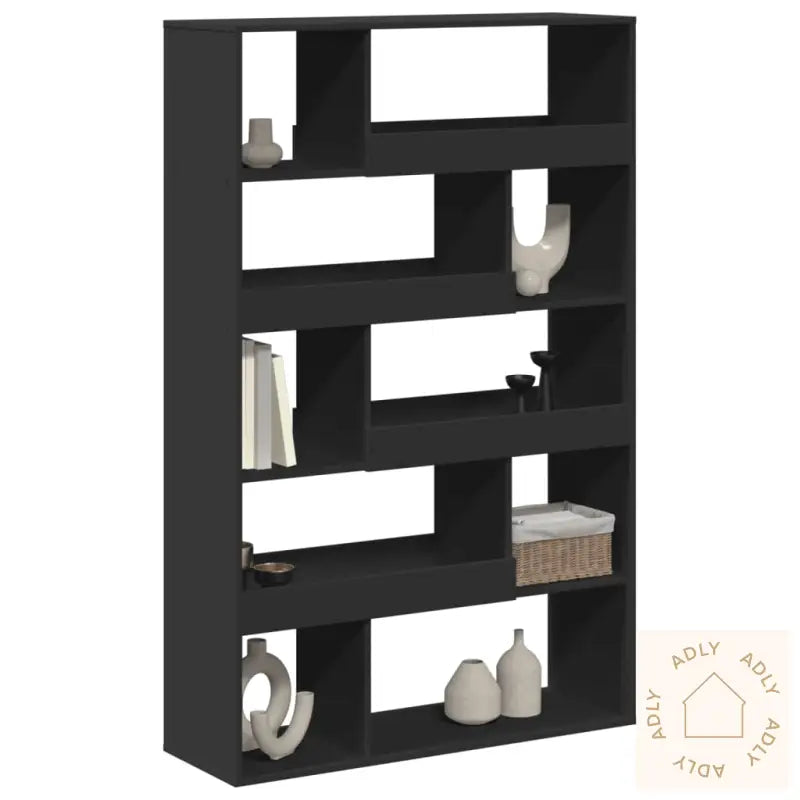 Romdeler Svart 100X33X156,5 Cm Konstruert Tre