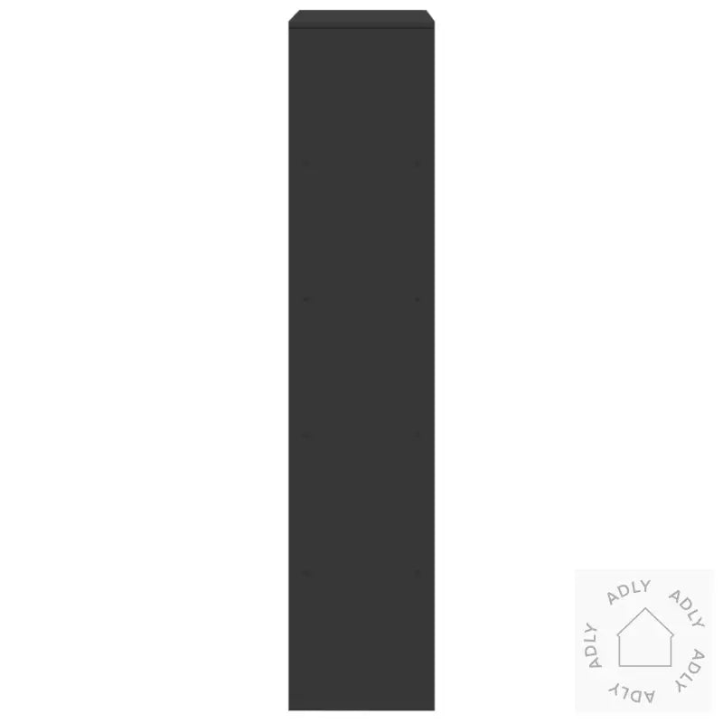 Romdeler Svart 100X33X156,5 Cm Konstruert Tre
