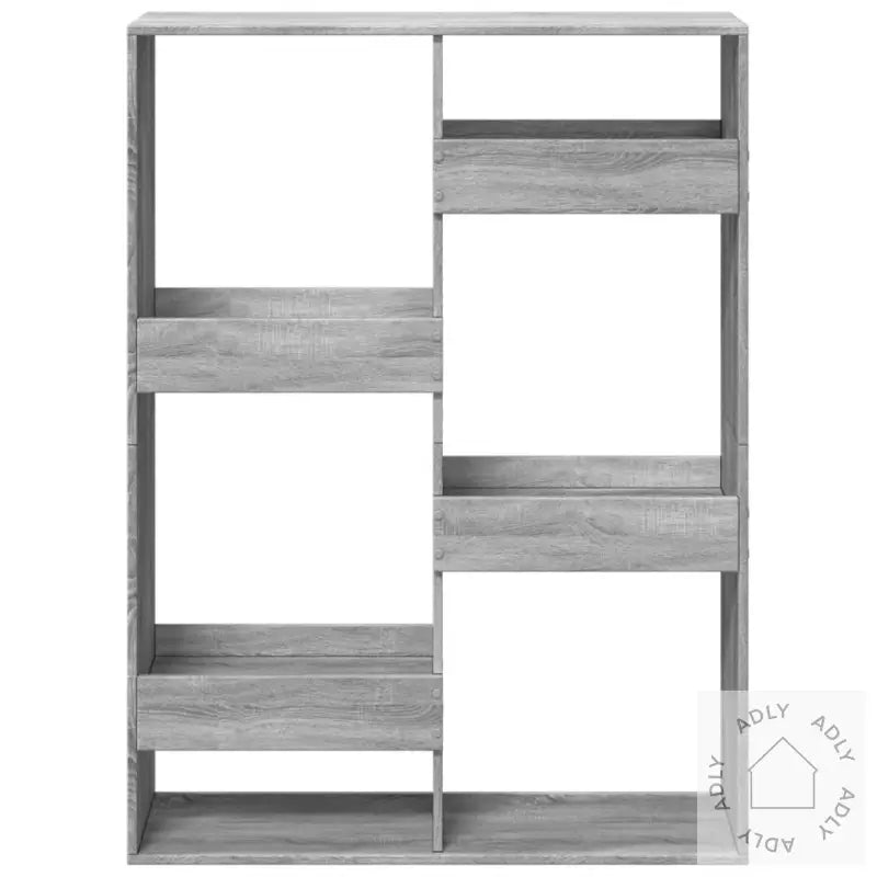 Romdeler Grå Sonoma 100X33X135 Cm Konstruert Tre